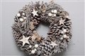 birch and pine wreath large